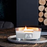 WoodWick Magnolia Birch HearthWick Ellipse Jar Candle Extra Image 1 Preview